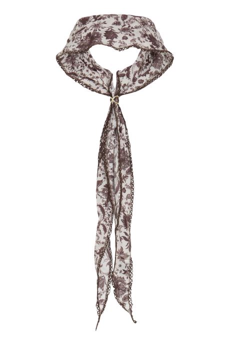 B-Young Echarpes et foulards Byvenera Scarf W. Bead femme marron