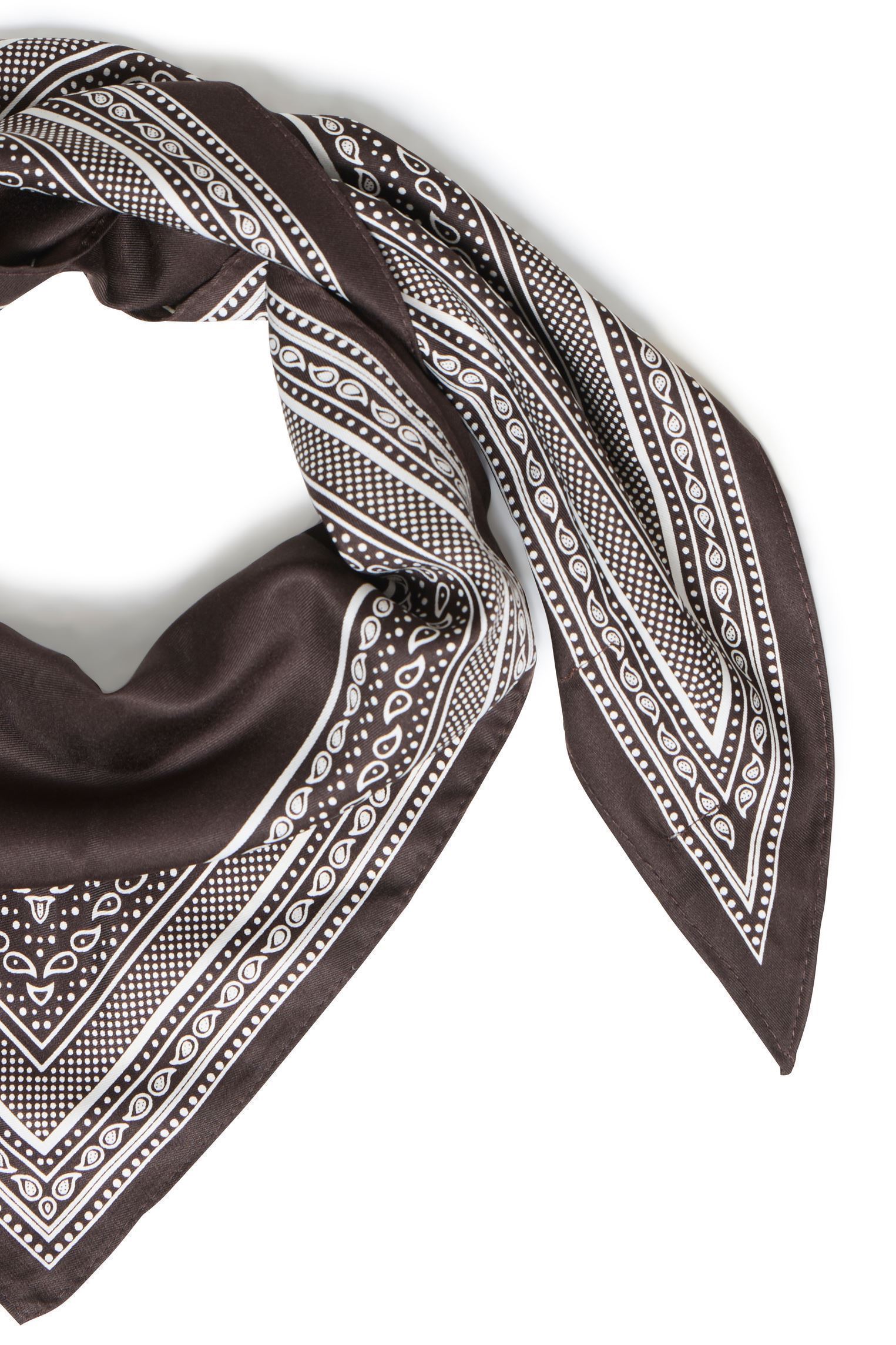 Echarpes et foulards Byvihana Triangle Scarf femme marron B-Young Echarpes et foulards Byvihana Triangle Scarf femme marron JAVA PAISLEY SCARF