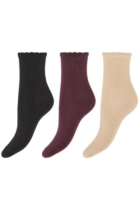 B-Young Chaussettes Byvilaine Sock Box 3 femme multicolore