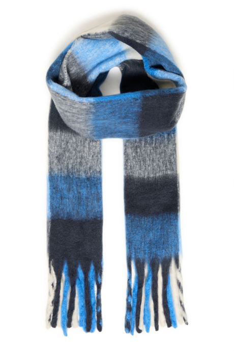 B-Young Echarpes et foulards Bywatti Scarf 2 femme bleu