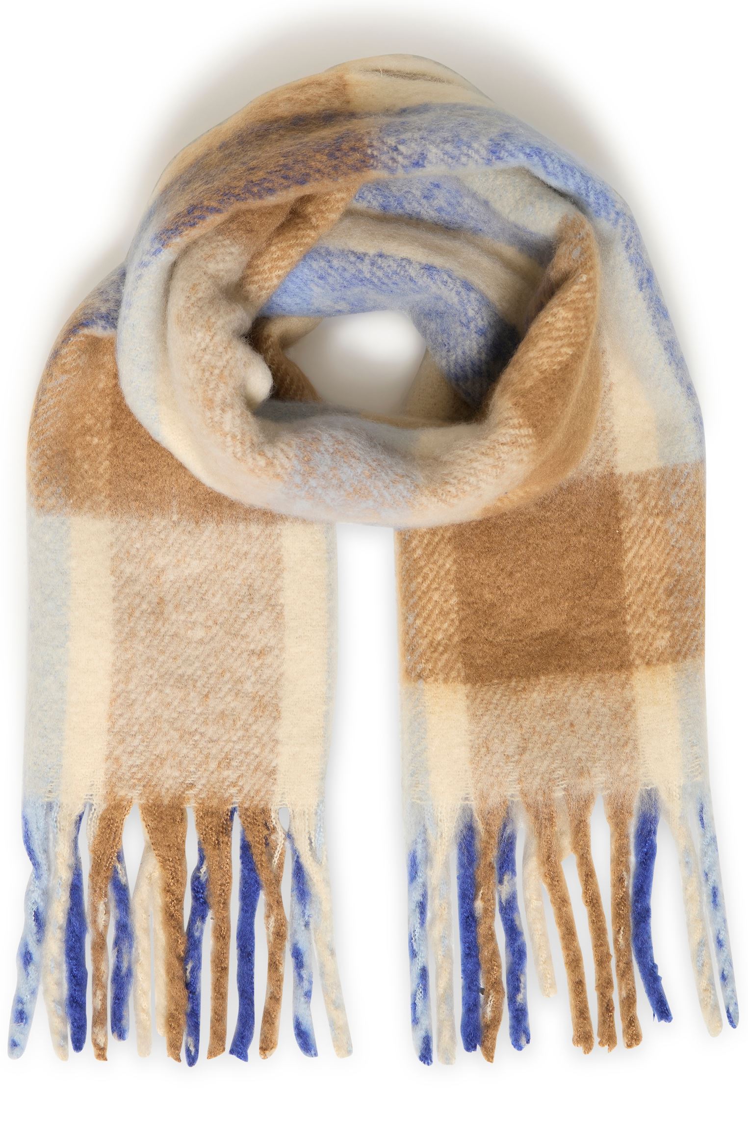Echarpes et foulards Bywibke Scarf femme beige B-Young Echarpes et foulards Bywibke Scarf femme beige BLUE CHECK SCARF