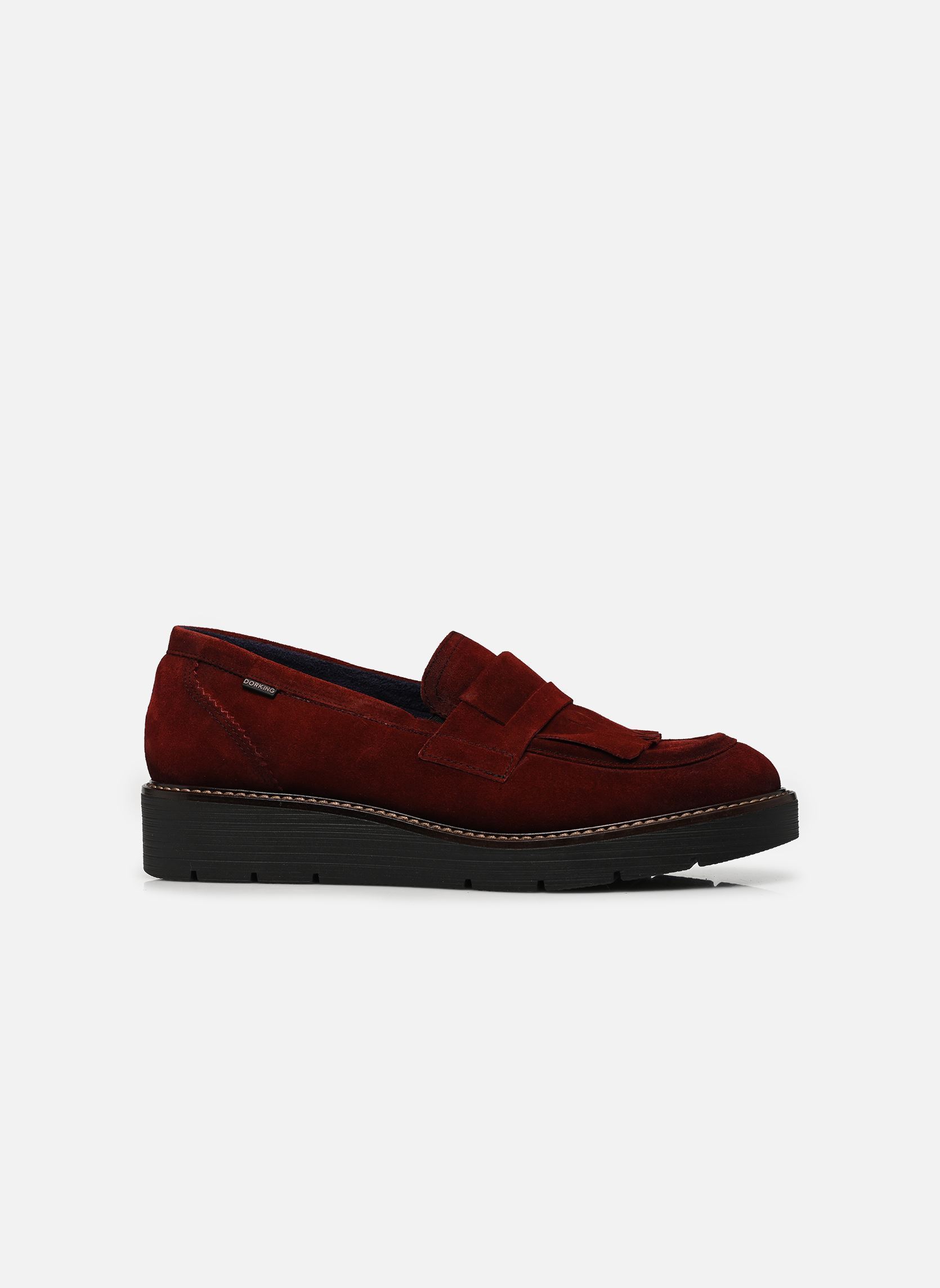 Mocassins AFRICA D9782 dames bordeaux Dorking Mocassins AFRICA D9782 dames bordeaux CALF BRICK