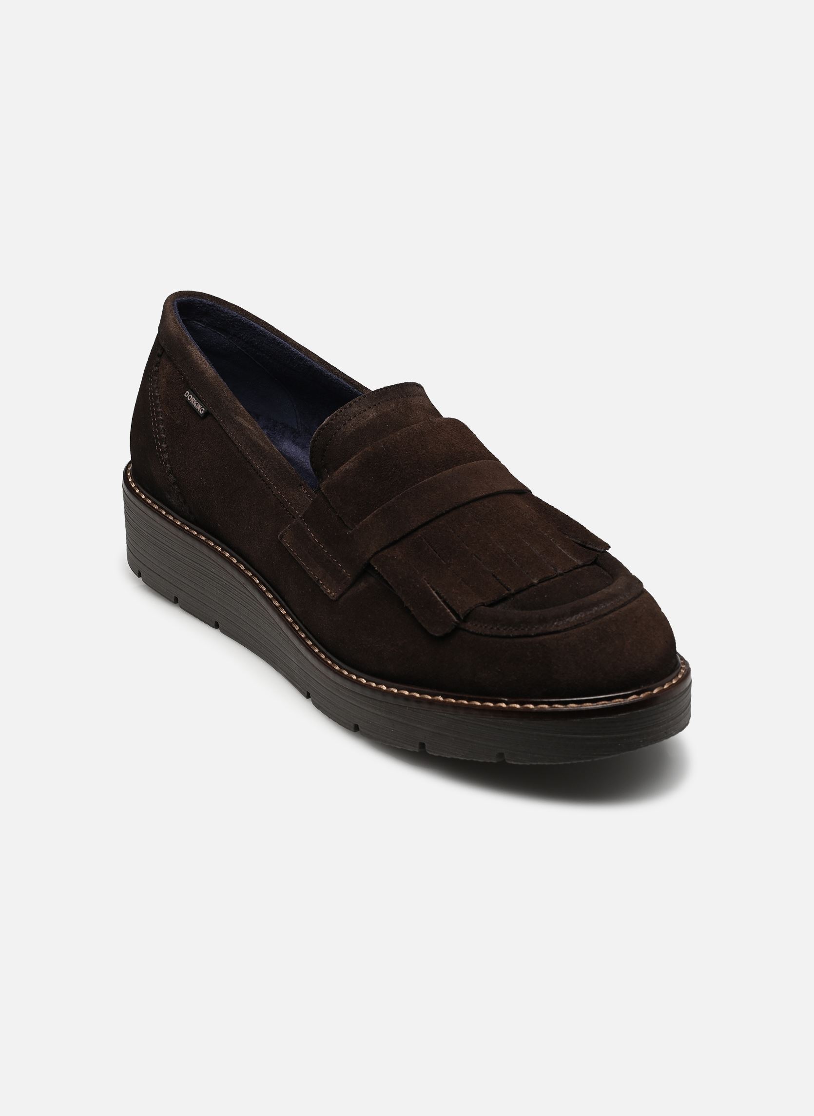 Mocassins AFRICA D9782 femme marron Dorking Mocassins AFRICA D9782 femme marron CALF EBANO