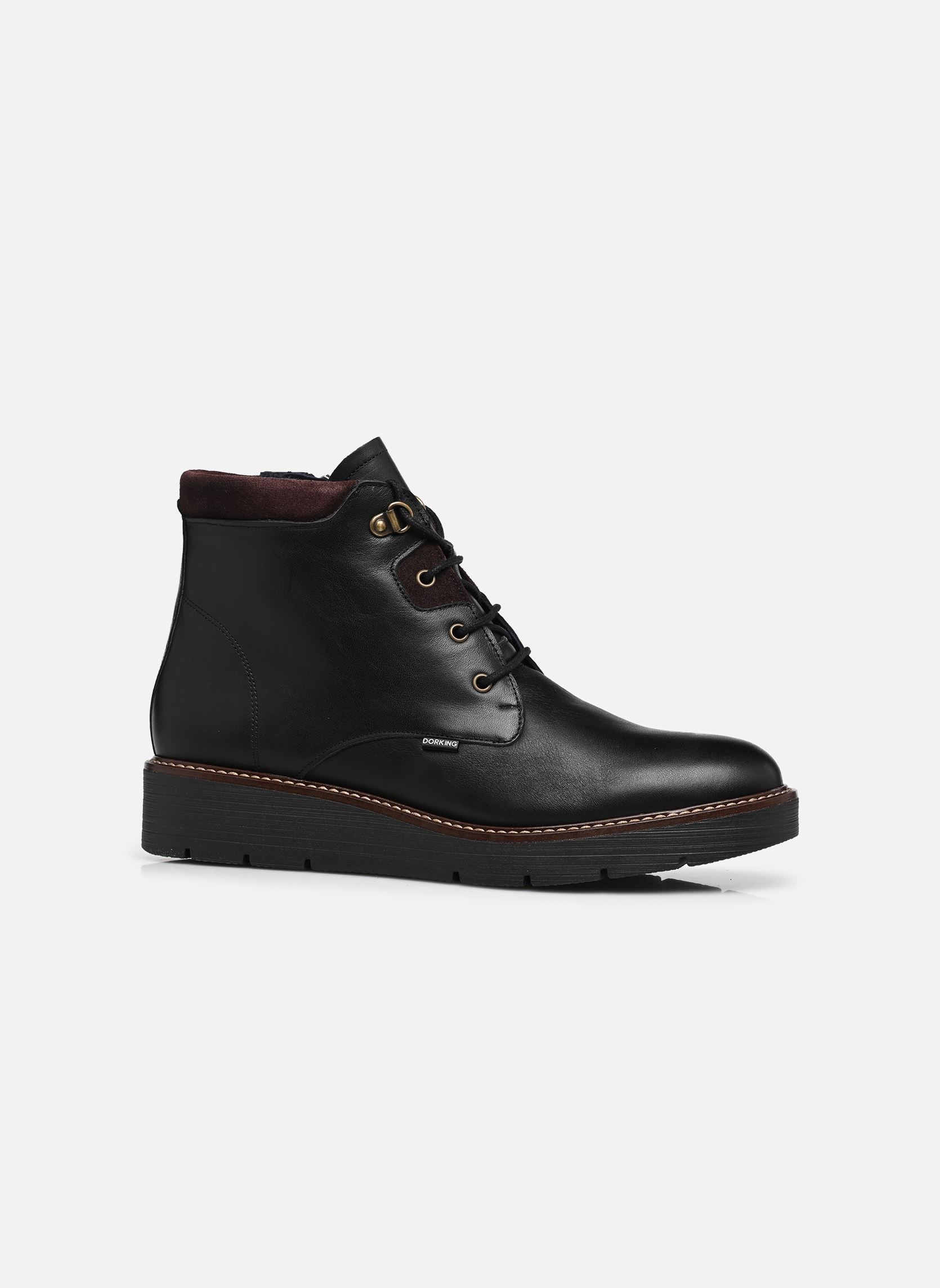 Bottines et boots AFRICA D9790 femme noir Dorking Bottines et boots AFRICA D9790 femme noir SKIMO+CALF NEGRO + MULBERRY