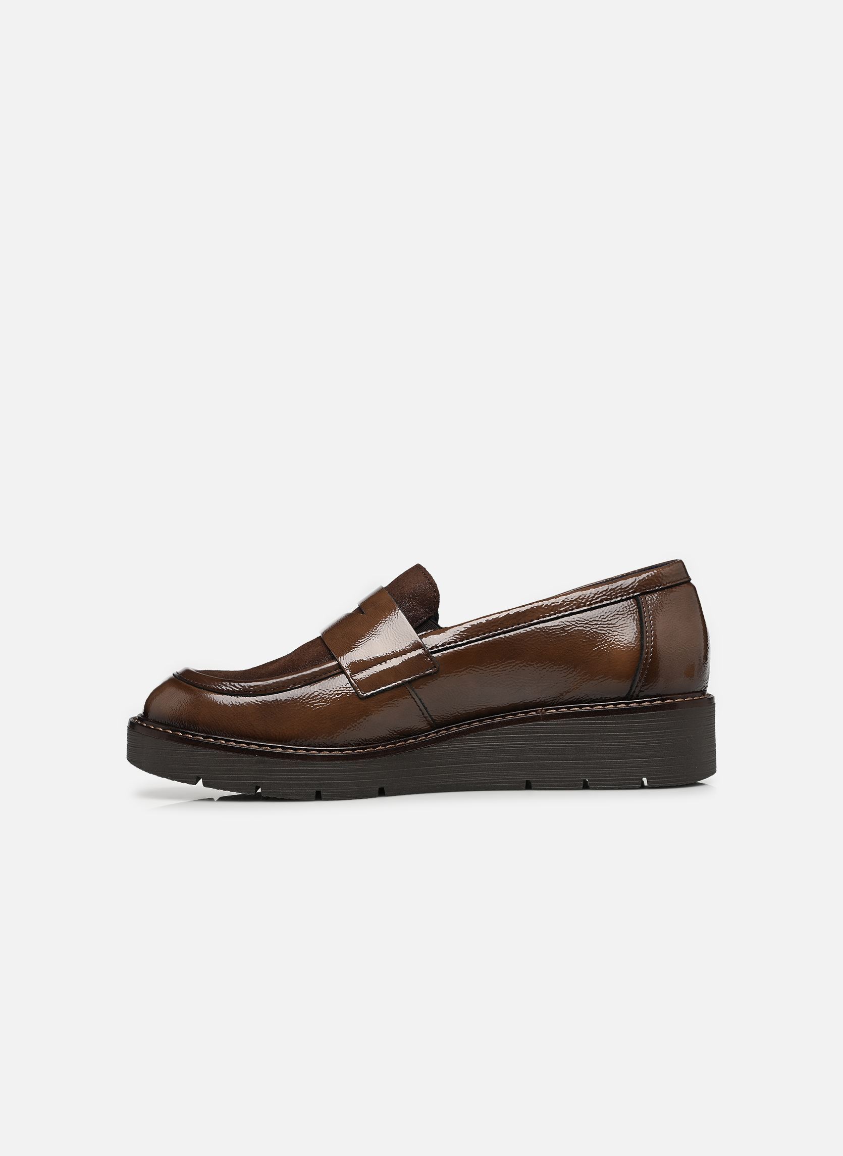 Mocassins AFRICA D9792 dames bruin Dorking Mocassins AFRICA D9792 dames bruin NAPLAK+LUMIX CACAO + MARRON