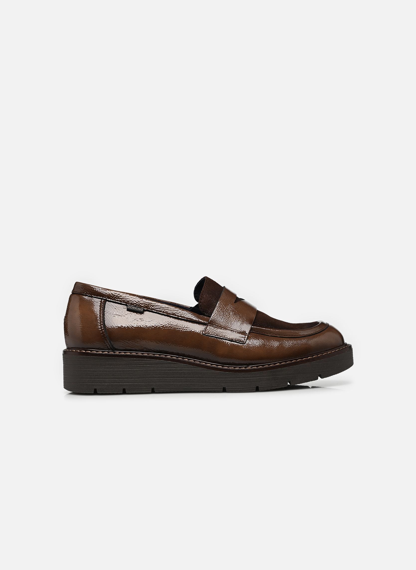 Mocassins AFRICA D9792 dames bruin Dorking Mocassins AFRICA D9792 dames bruin NAPLAK+LUMIX CACAO + MARRON