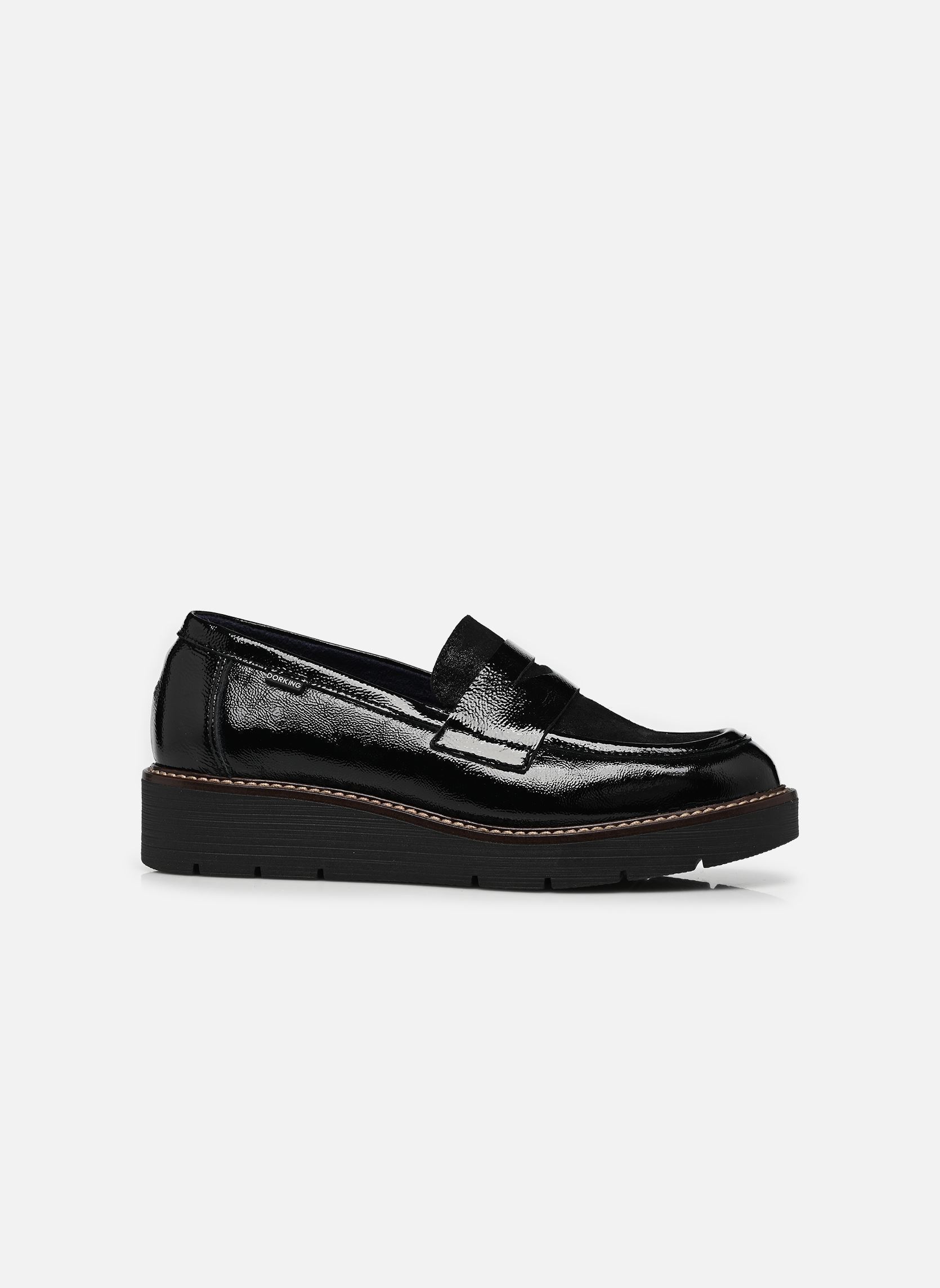Mocassins AFRICA D9792 dames zwart Dorking Mocassins AFRICA D9792 dames zwart NAPLAK+LUMIX NEGRO