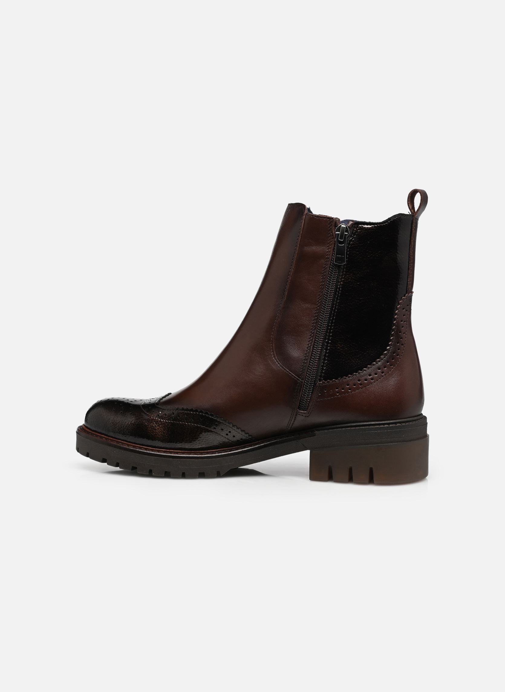 Enkellaarzen en boots CADY D9771 dames bruin Dorking Enkellaarzen en boots CADY D9771 dames bruin SUGAR+GLOW CASTAGNO + BRONCE