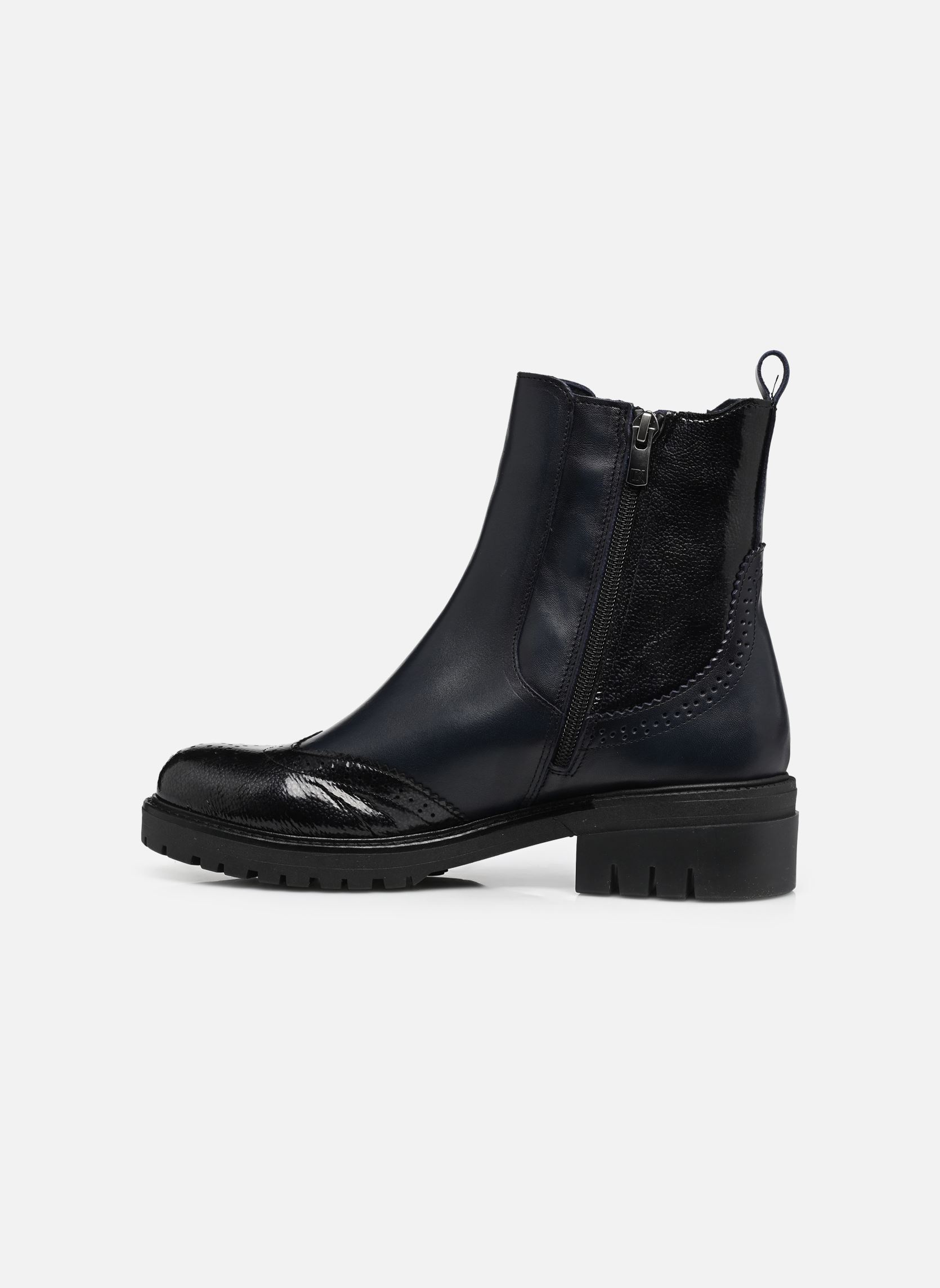 Enkellaarzen en boots CADY D9771 dames marine Dorking Enkellaarzen en boots CADY D9771 dames marine SUGAR+GLOW OCEANO + GRIS