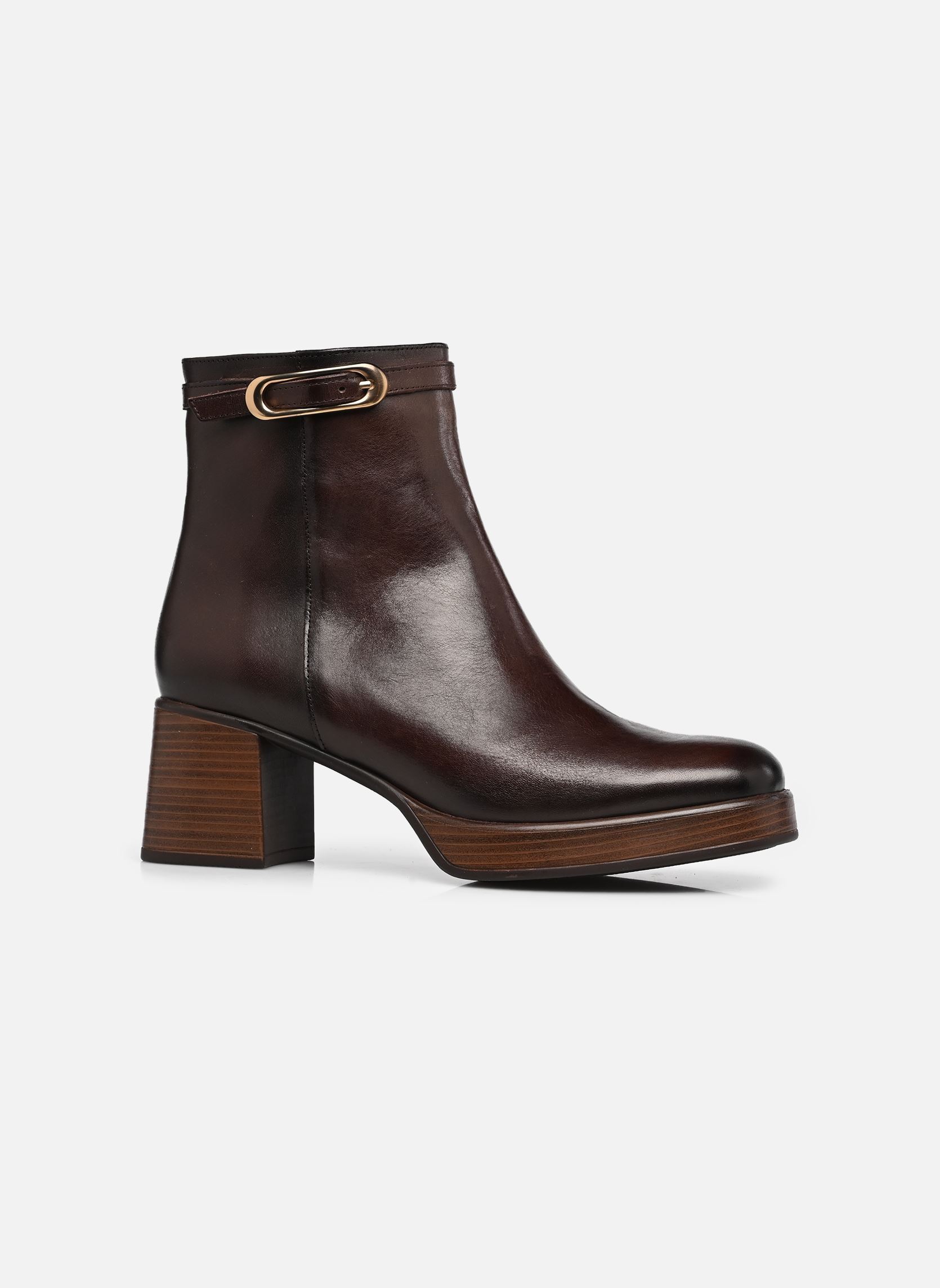 Enkellaarzen en boots CRISTEL D9733 dames bruin Dorking Enkellaarzen en boots CRISTEL D9733 dames bruin SKIMO CAFE