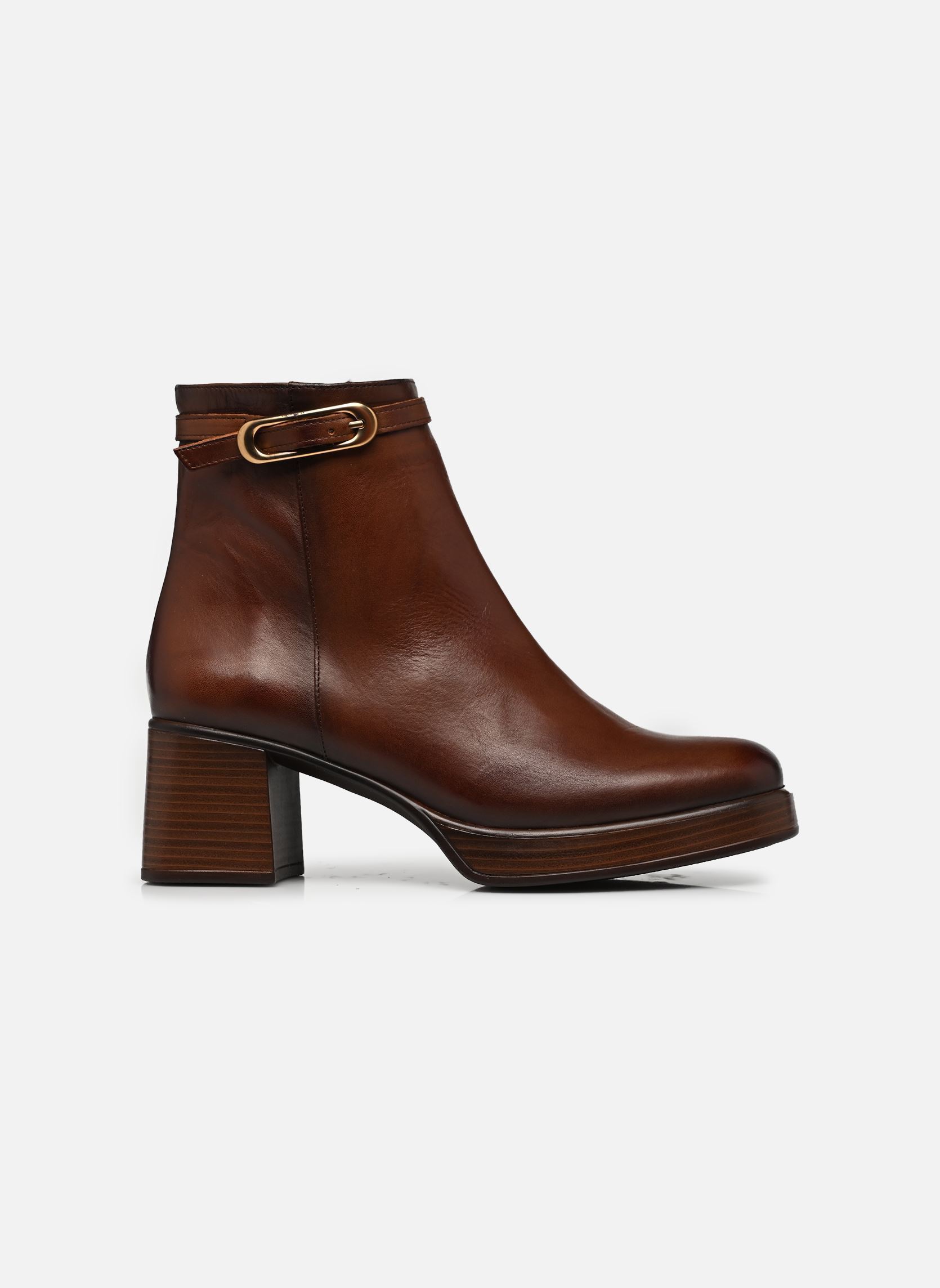 Enkellaarzen en boots CRISTEL D9733 dames bruin Dorking Enkellaarzen en boots CRISTEL D9733 dames bruin SKIMO TUTUM