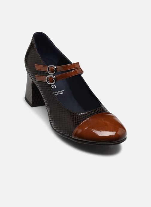 Dorking Escarpins à brides DACY D9617 femme marron