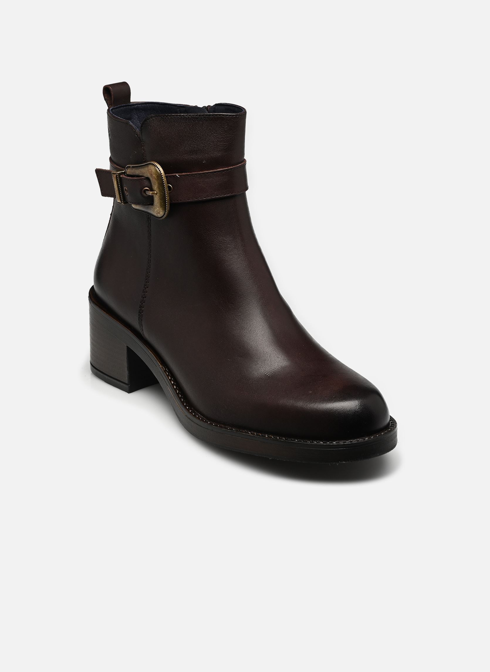 Bottines et boots LINET D9801 femme marron Dorking Bottines et boots LINET D9801 femme marron SKIMO CAFE