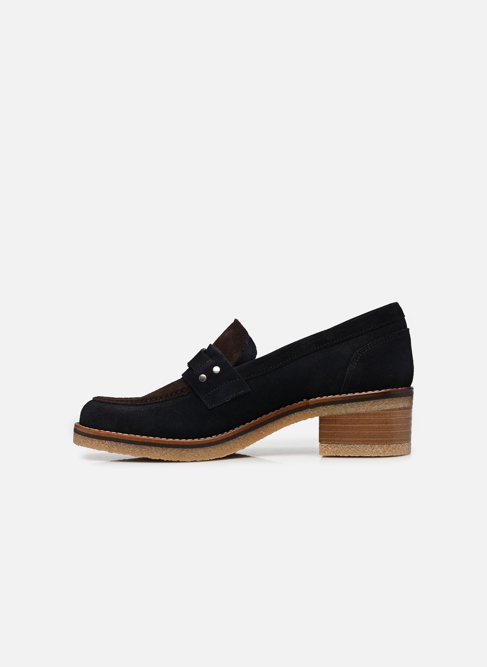 Mocassins LUCERO D9747 femme marine Dorking Mocassins LUCERO D9747 femme marine CALF+CALF RIVER + EBANO