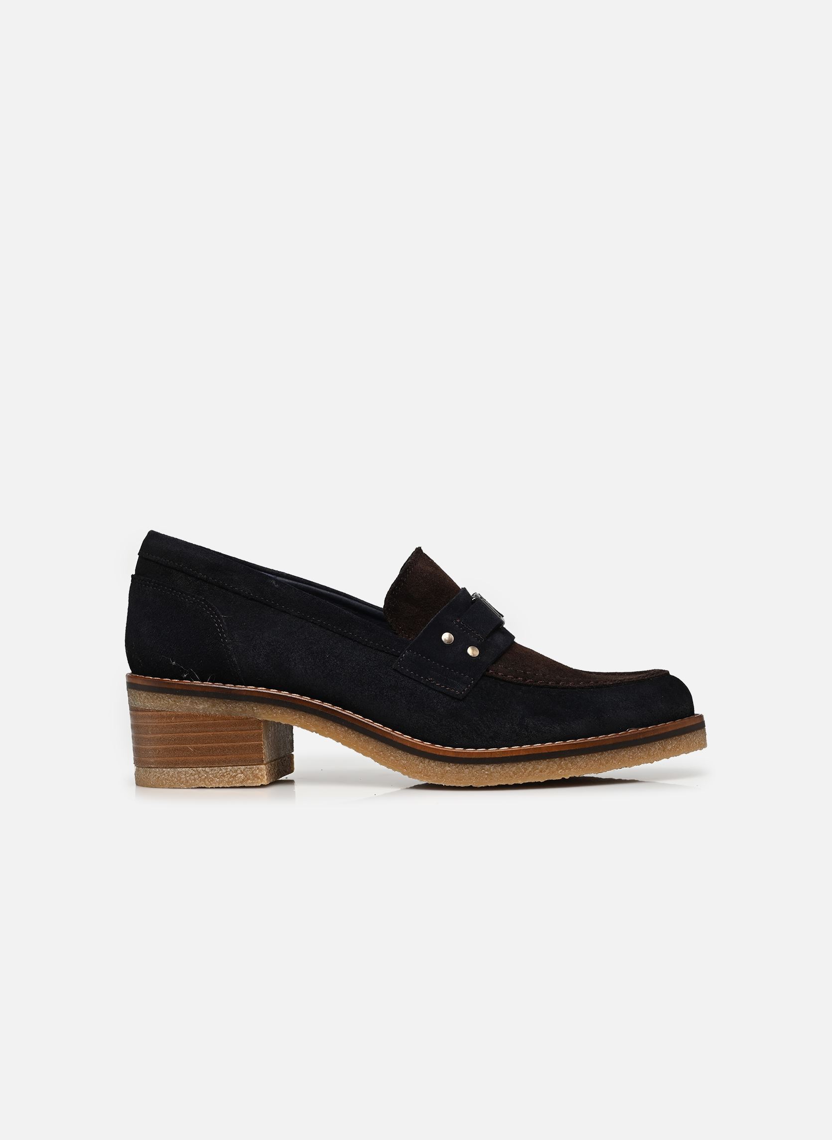 Mocassins LUCERO D9747 femme marine Dorking Mocassins LUCERO D9747 femme marine CALF+CALF RIVER + EBANO