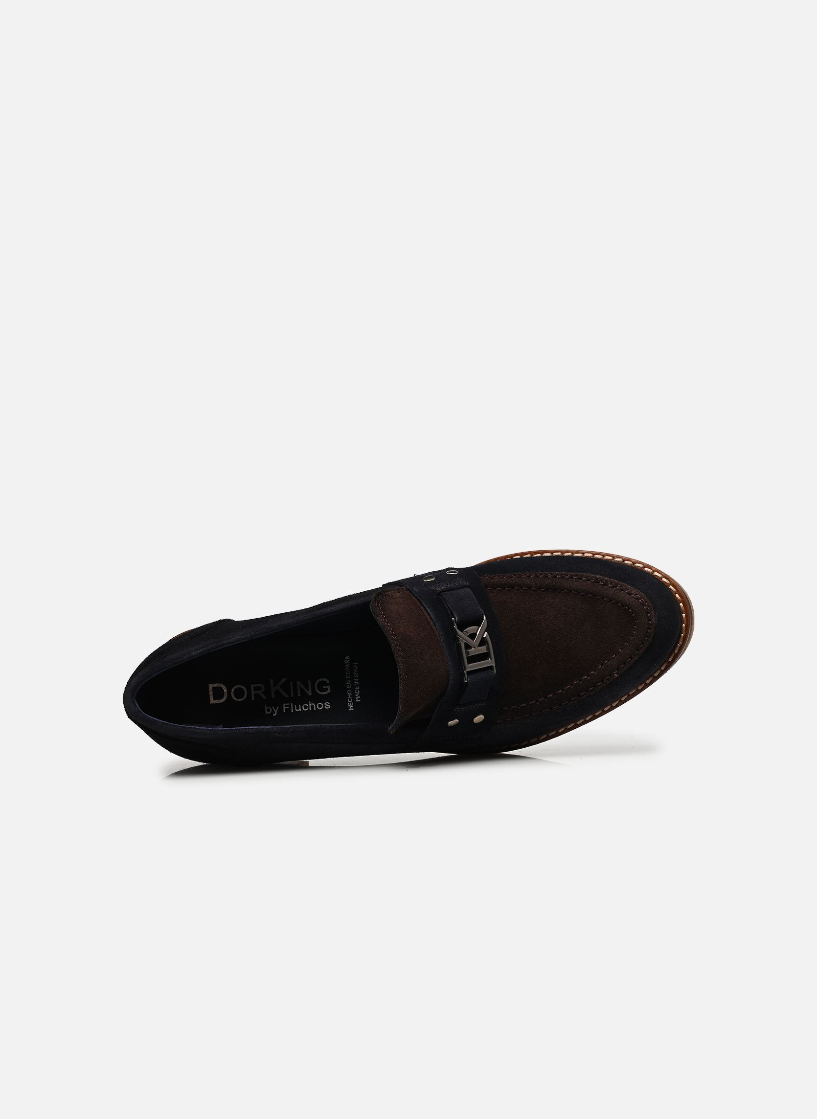 Mocassins LUCERO D9747 femme marine Dorking Mocassins LUCERO D9747 femme marine CALF+CALF RIVER + EBANO