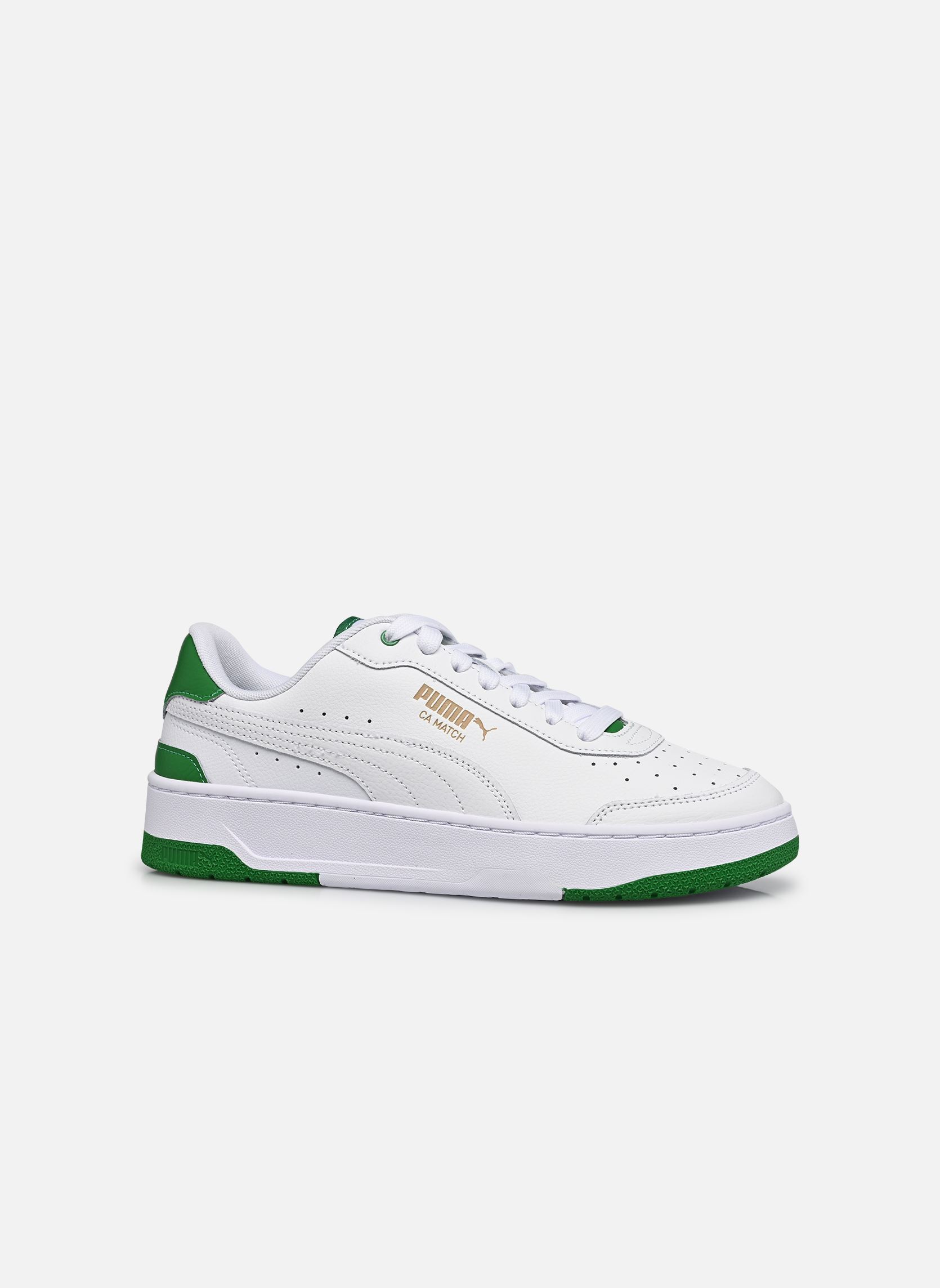 Baskets CA Match homme blanc Puma Baskets CA Match homme blanc PUMA WHITE-ARCHIVE GREEN