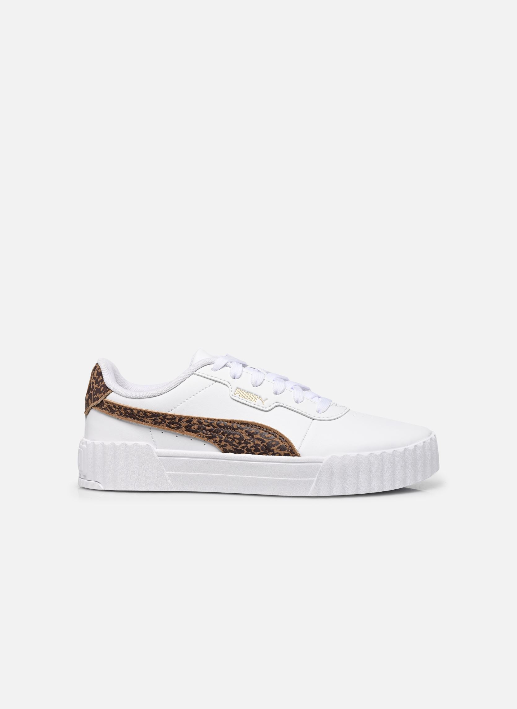 Baskets Carina 3.0 Feline femme blanc Puma Baskets Carina 3.0 Feline femme blanc PUMA WHITE-SOFT TAUPE