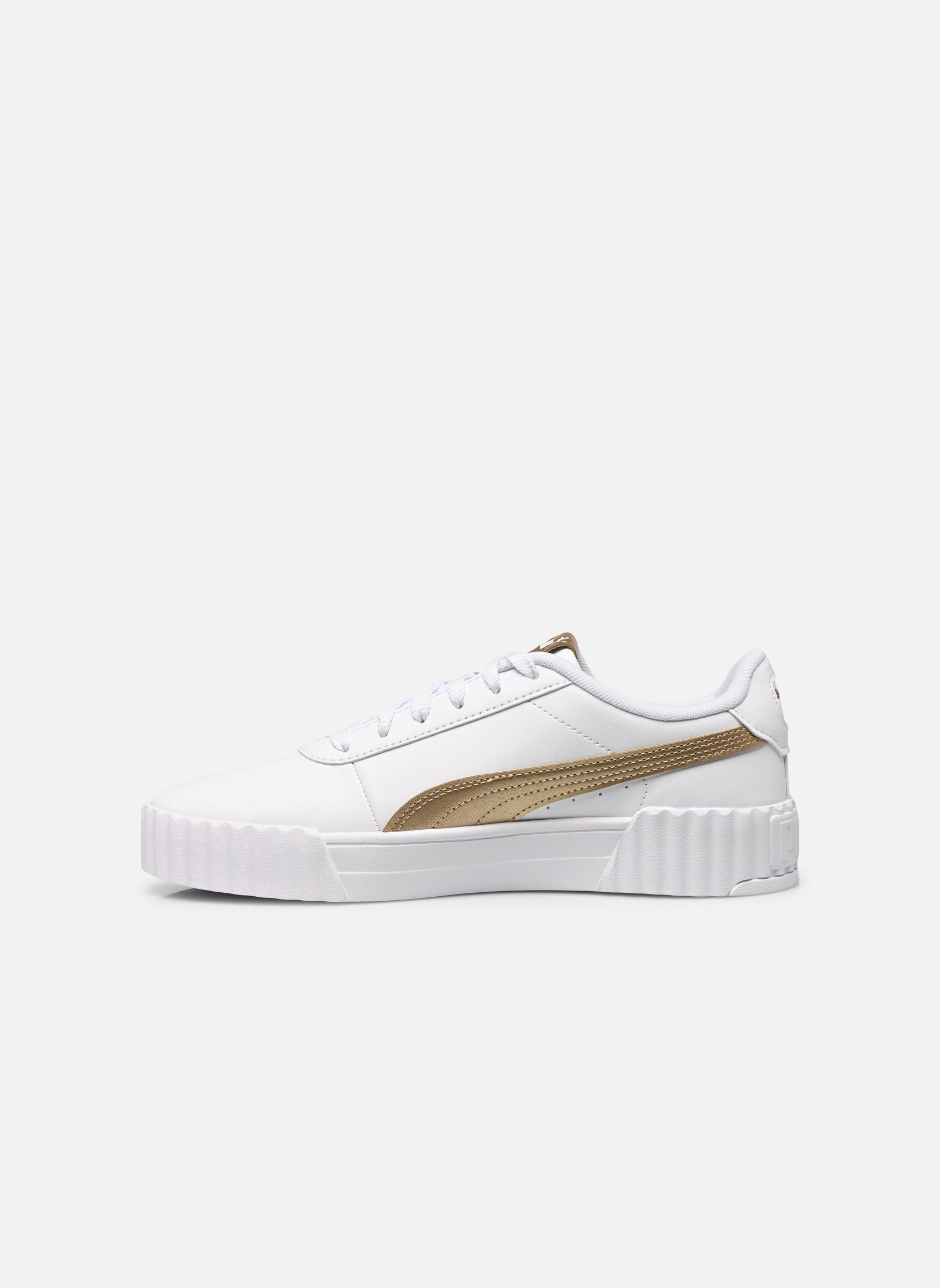 Baskets Carina 3.0 Metallic Glam femme blanc Puma Baskets Carina 3.0 Metallic Glam femme blanc PUMA WHITE-TOASTED ALMOND