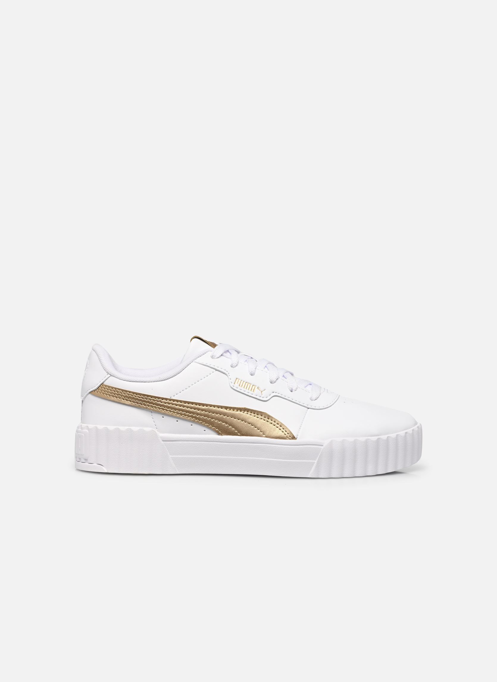 Baskets Carina 3.0 Metallic Glam femme blanc Puma Baskets Carina 3.0 Metallic Glam femme blanc PUMA WHITE-TOASTED ALMOND
