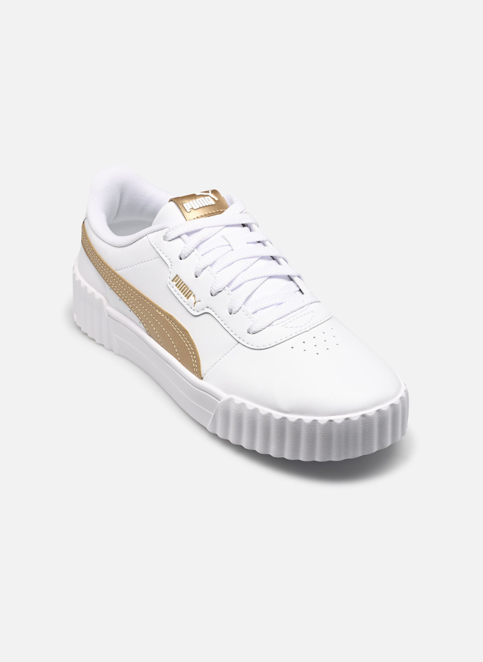 Baskets Carina 3.0 Metallic Glam femme blanc Puma Baskets Carina 3.0 Metallic Glam femme blanc PUMA WHITE-TOASTED ALMOND