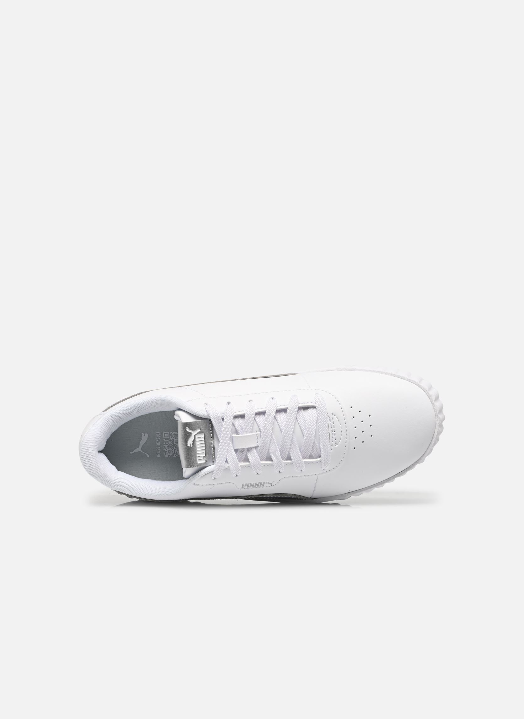 Baskets Carina 3.0 Metallic Glam femme blanc Puma Baskets Carina 3.0 Metallic Glam femme blanc PUMA WHITE-PUMA SILVER