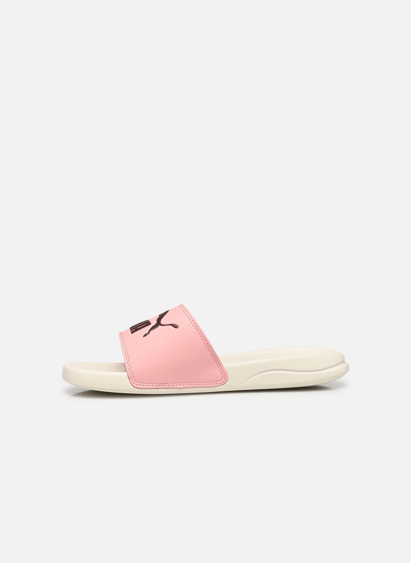 Sandales de plage Popcat 20 BX femme rose Puma Sandales de plage Popcat 20 BX femme rose ROSY OUTLOOK-CHOCOLATE BROWN-A
