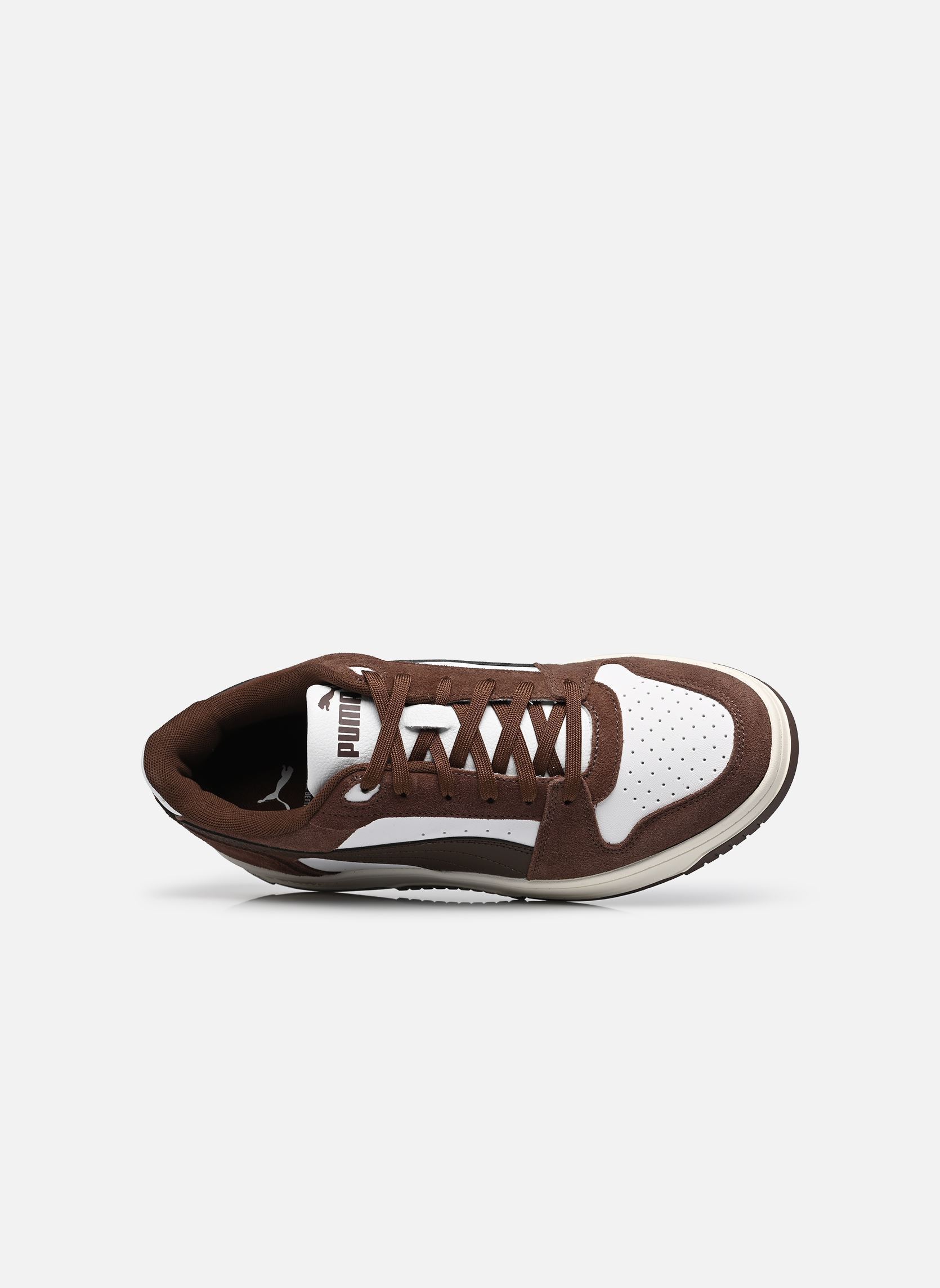 Baskets Rebound Slam SD homme marron Puma Baskets Rebound Slam SD homme marron PUMA WHITE-CHESTNUT BROWN-WARM