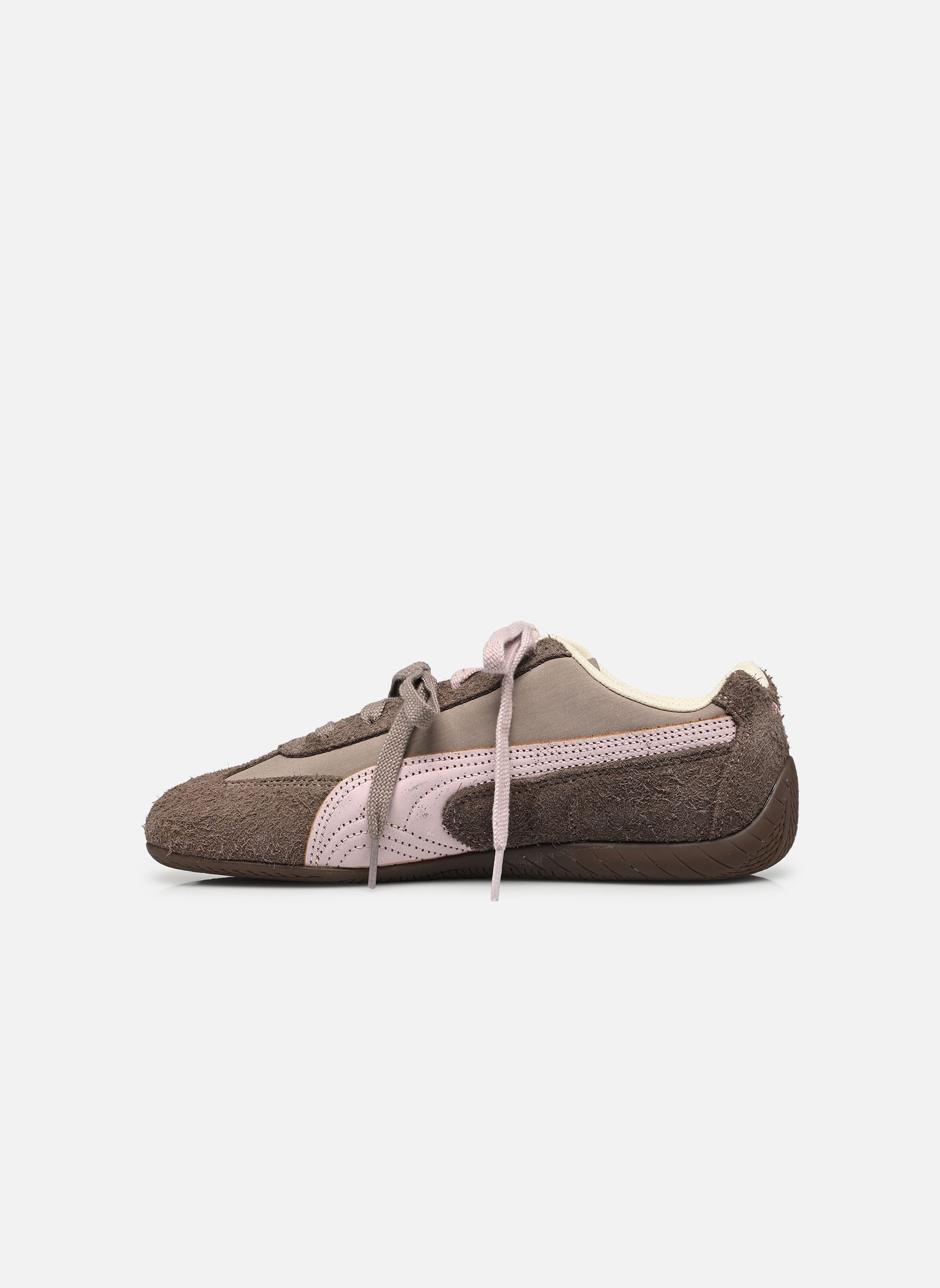 Baskets Speedcat Brushed Luxe Wns femme marron Puma Baskets Speedcat Brushed Luxe Wns femme marron MOUSE GRAY-GUM
