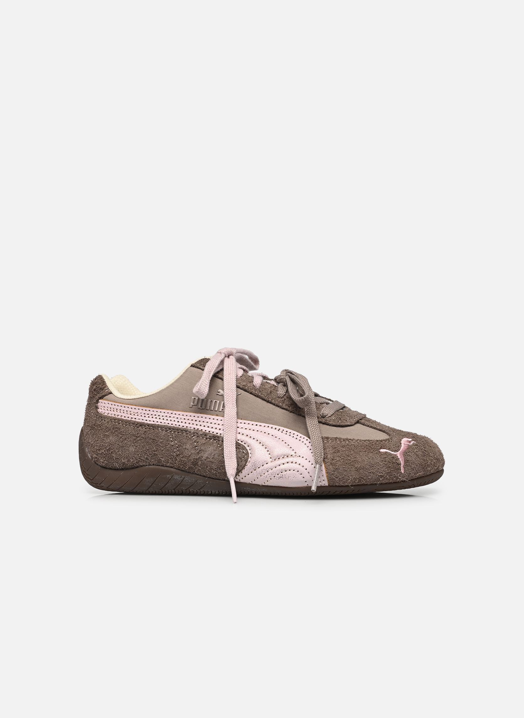 Baskets Speedcat Brushed Luxe Wns femme marron Puma Baskets Speedcat Brushed Luxe Wns femme marron MOUSE GRAY-GUM