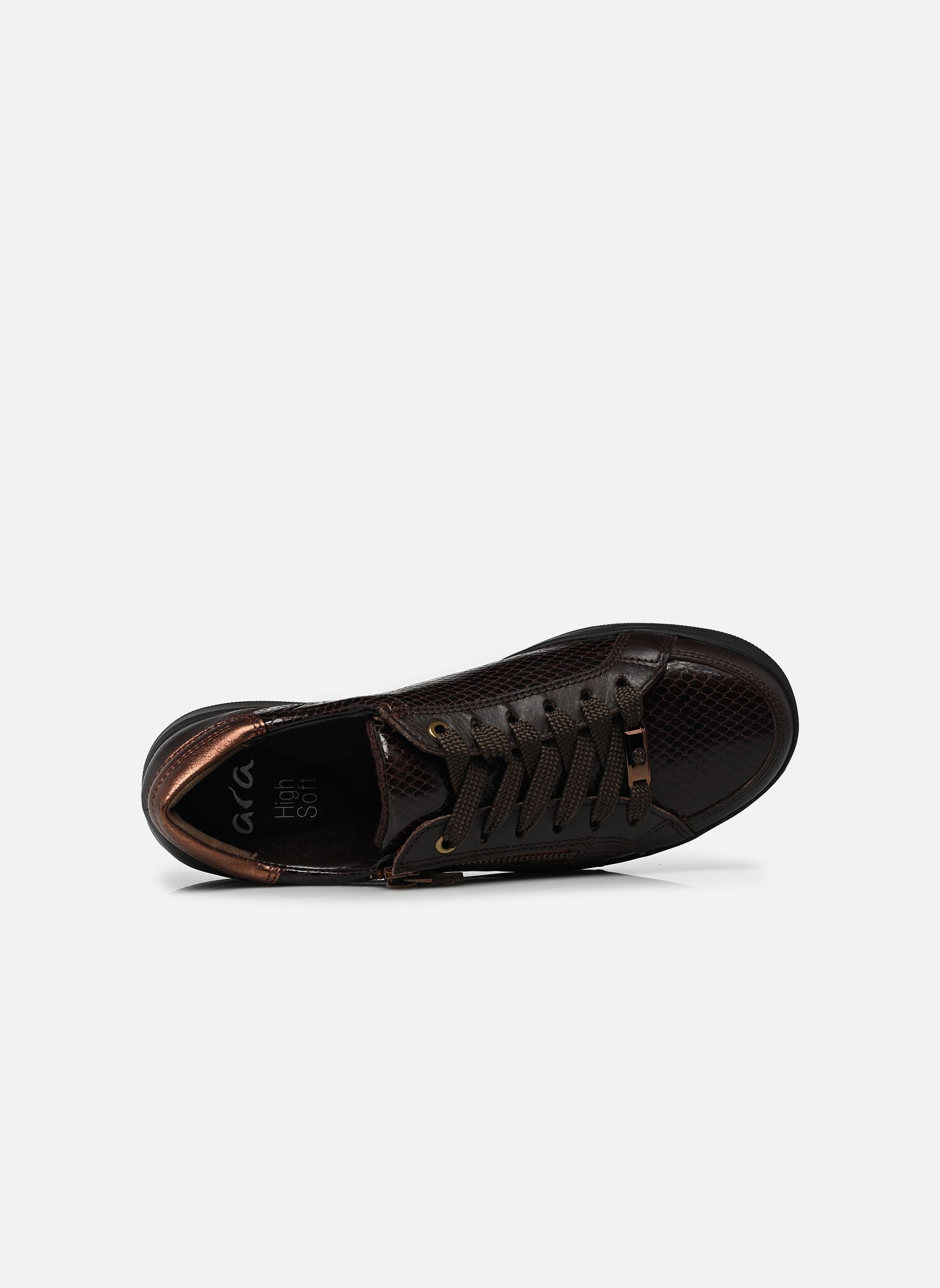 Baskets basses ROM 12-24432 femme marron Ara Baskets basses ROM 12-24432 femme marron CACAO,CAFFEE,MOCCA