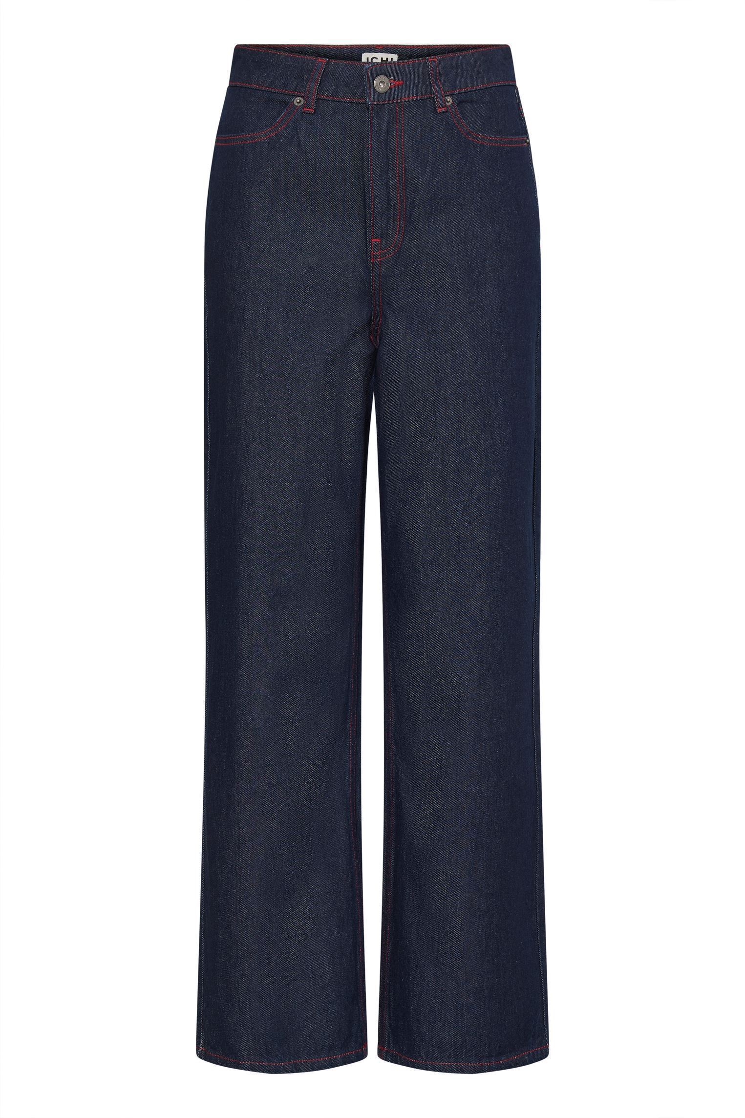 Jeans droit Ihberisel Pa3 femme bleu Ichi Jeans droit Ihberisel Pa3 femme bleu DENIM AUTHENTIC BLUE