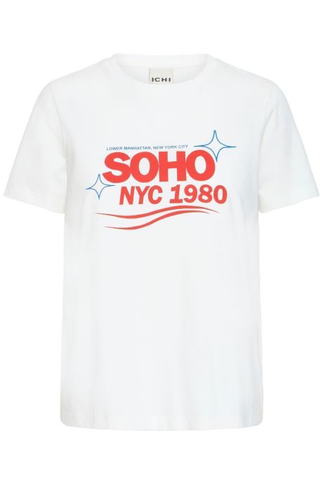 Ichi Tee-shirts Ihcamino Loose Ss2 femme blanc