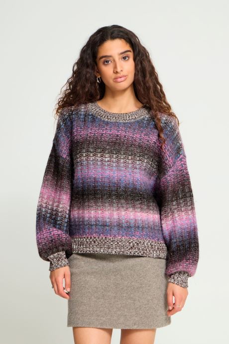 Ichi Pullover Ihdasunte Ls damen mehrfarbig