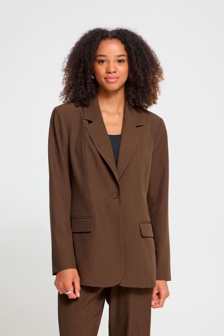 Ichi Vestes et manteaux Ihfava Long Bl femme marron