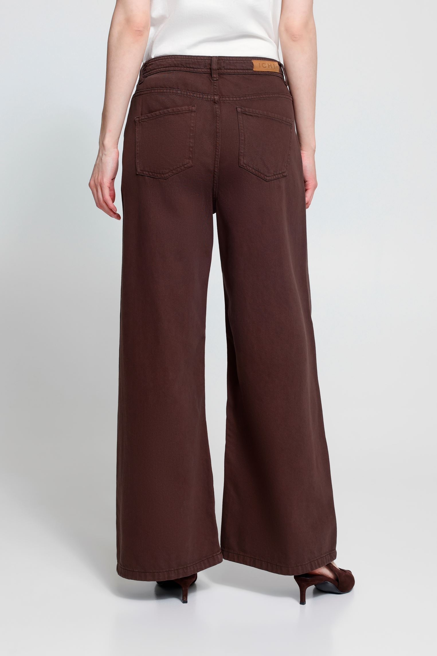 Jeans Ihhezano Wide Pa femme marron Ichi Jeans Ihhezano Wide Pa femme marron CHICORY COFFEE