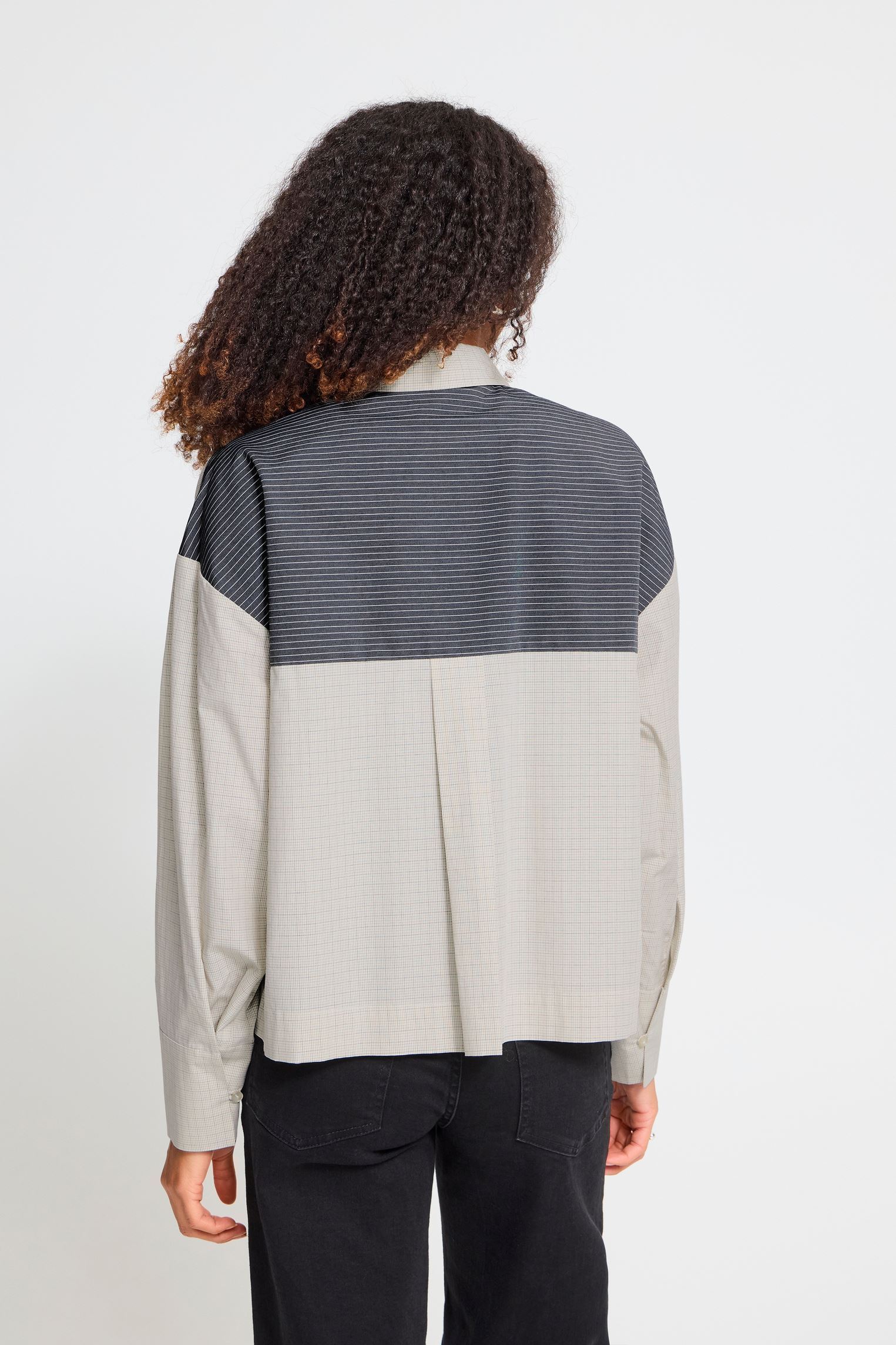 Hemden Ihklado Sh dames beige Ichi Hemden Ihklado Sh dames beige SMALL CHECK