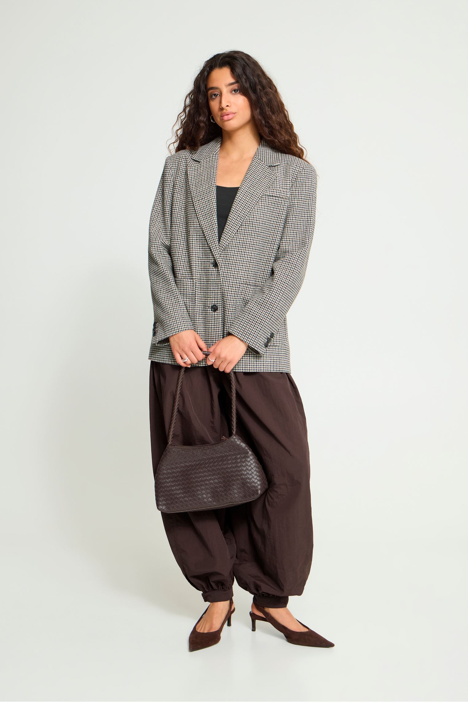 Jacken und Mäntel Ihlubana Bl damen beige Ichi Jacken und Mäntel Ihlubana Bl damen beige GREY CHECK