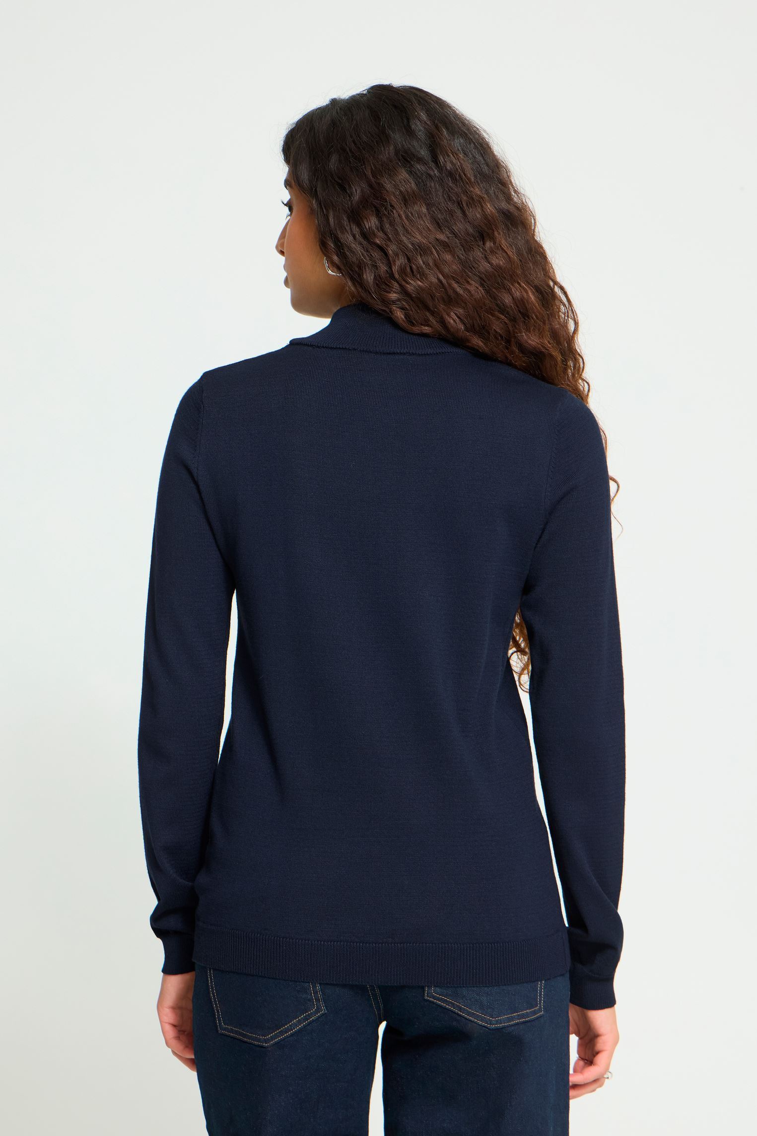 Pulls Ihluls Turtleneck Ls femme marine Ichi Pulls Ihluls Turtleneck Ls femme marine TOTAL ECLIPSE
