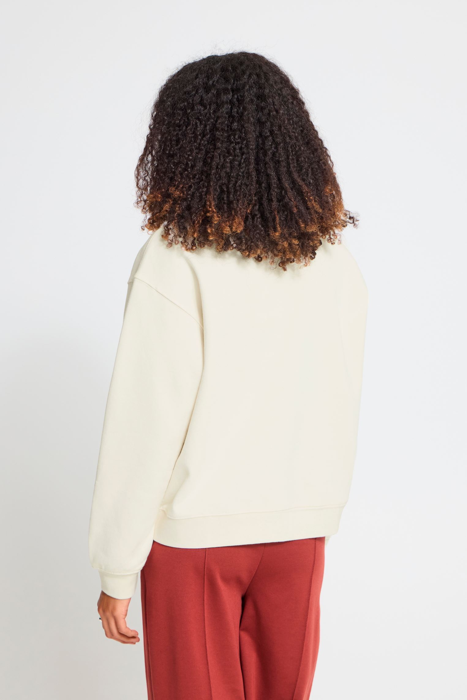 Sweatshirts Ihmerella Brushed Sw3 damen weiß Ichi Sweatshirts Ihmerella Brushed Sw3 damen weiß BIRCH / MULTI