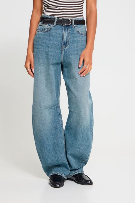 Ichi Jeans Ihmilana Ballon Pa femme bleu