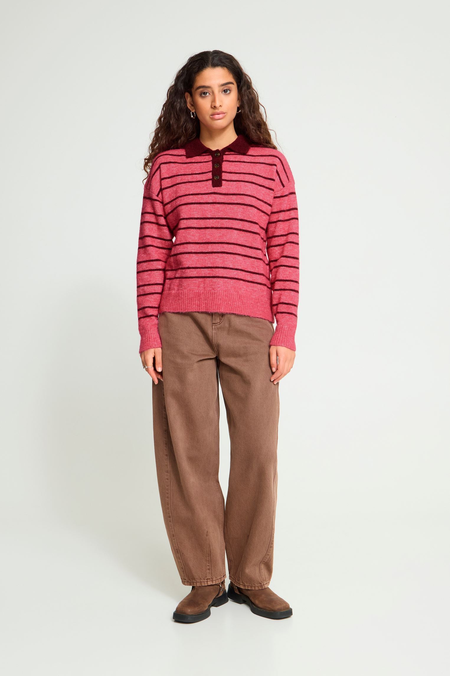 Pulls Ihsage Ls femme rose Ichi Pulls Ihsage Ls femme rose FRUIT DOVE WITH ZINFANDEL STRI