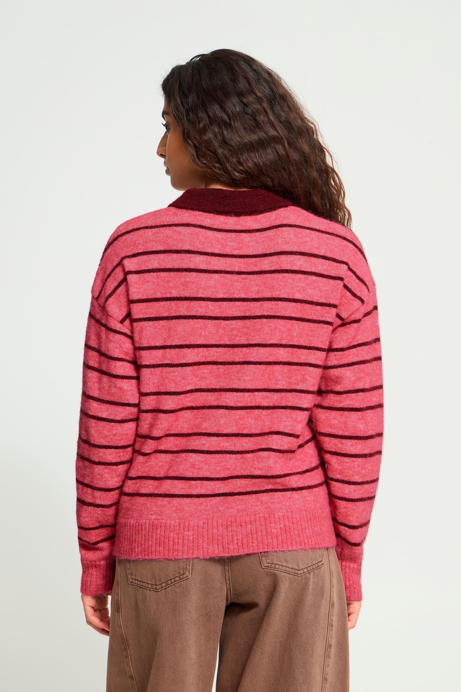 Pulls Ihsage Ls femme rose Ichi Pulls Ihsage Ls femme rose FRUIT DOVE WITH ZINFANDEL STRI