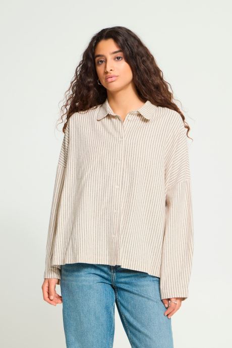 Ichi Chemises Ihtamanna Sh3 femme beige