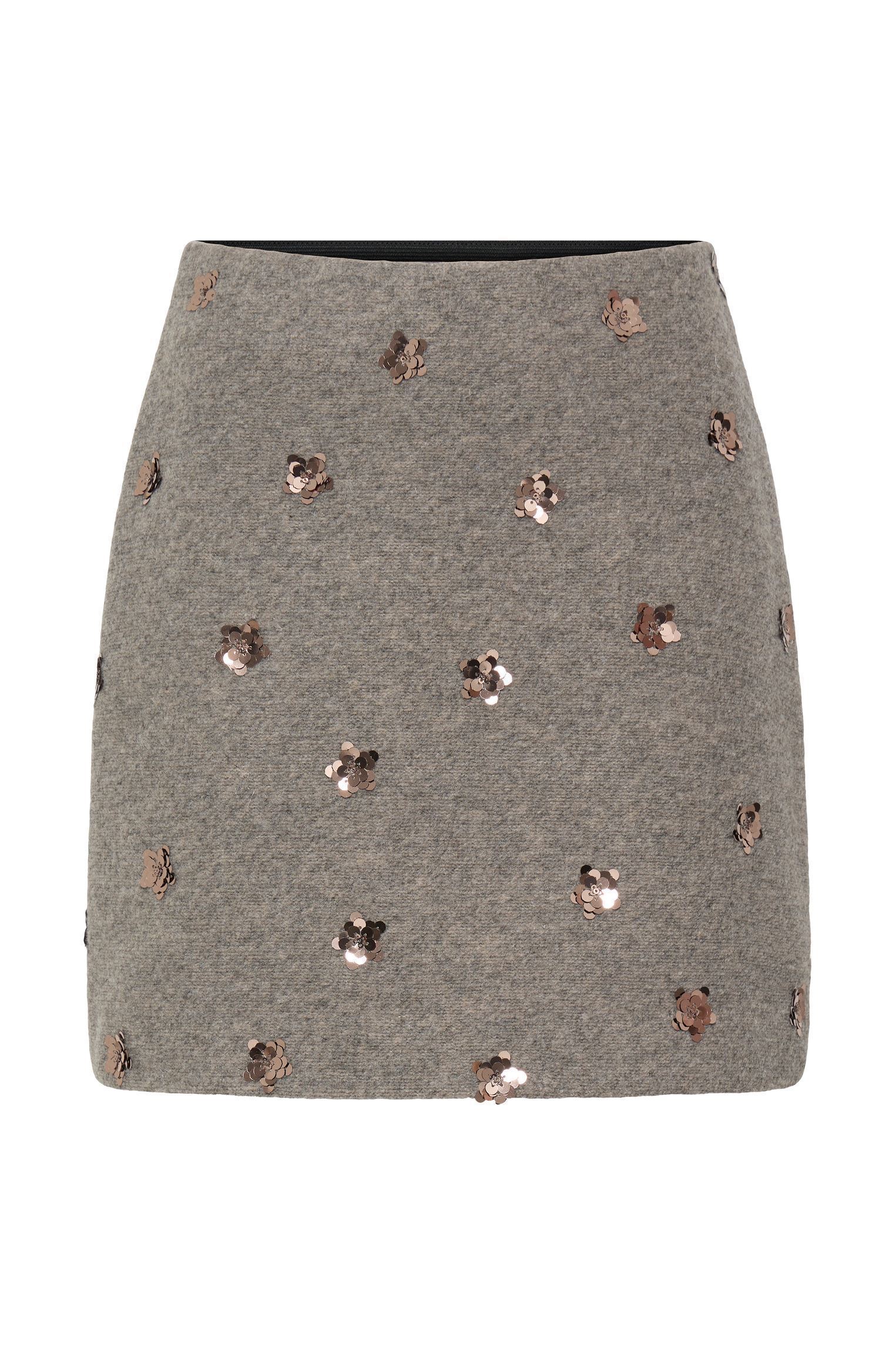 Jupes Ihwolca Deco Sk femme beige Ichi Jupes Ihwolca Deco Sk femme beige GREIGE MELANGE