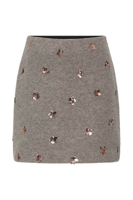 Ichi Jupes Ihwolca Deco Sk femme beige