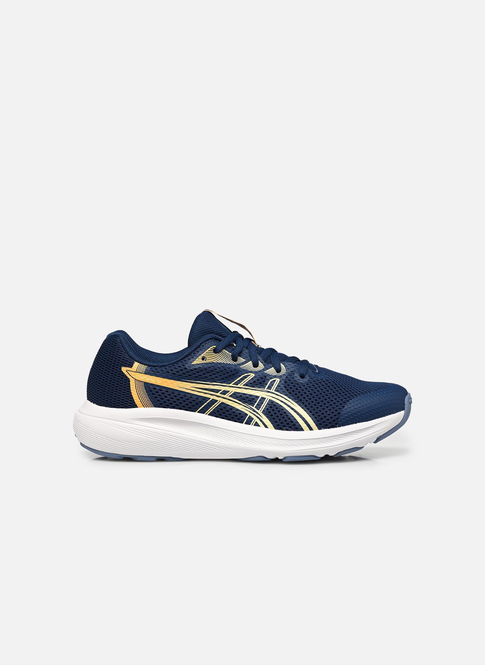 Baskets basses CONTEND 10 GS garçon bleu Asics Baskets basses CONTEND 10 GS garçon bleu INDEPENDENCE BLUE/ORANGE GLOW