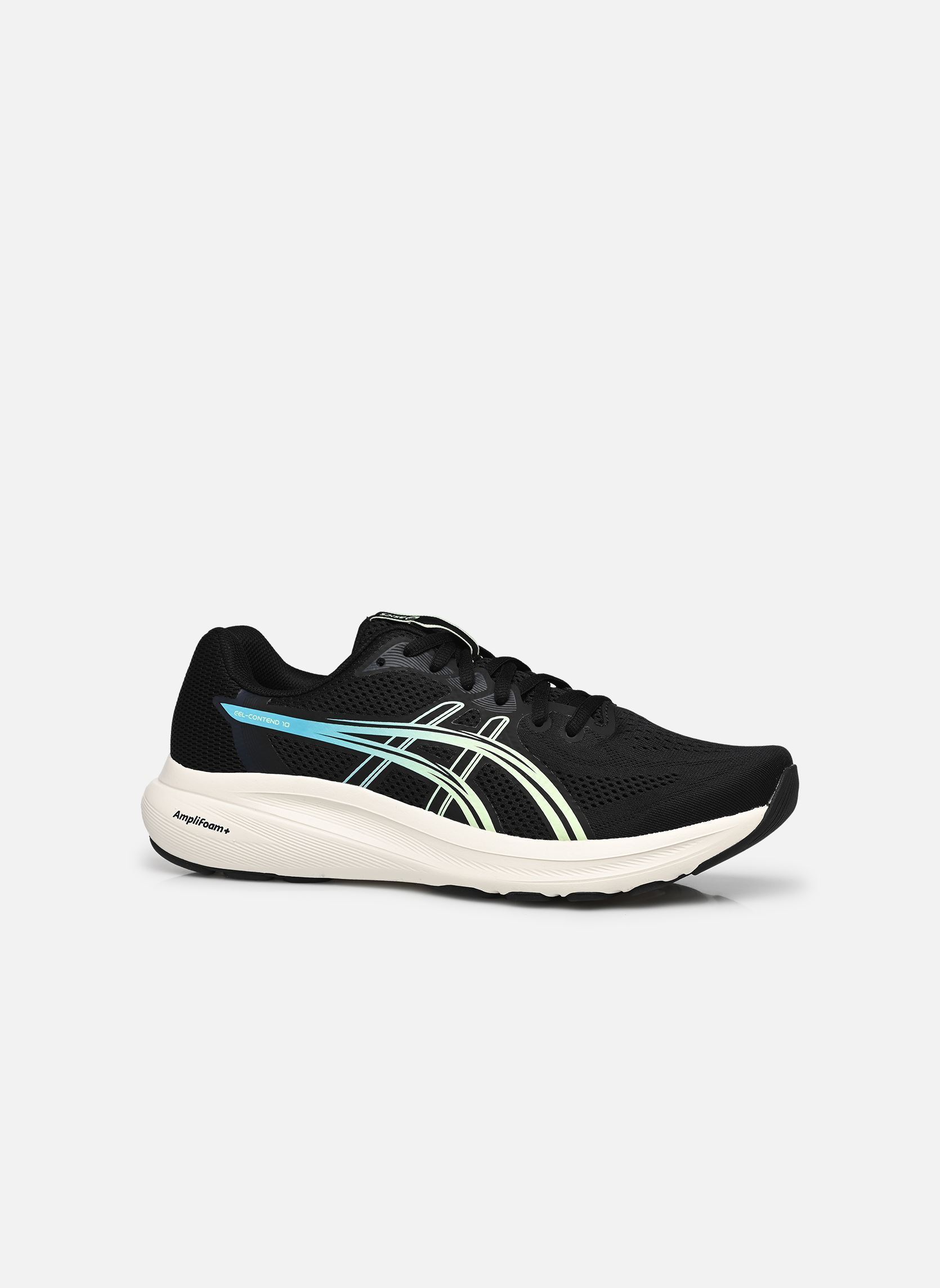 Baskets basses GEL-CONTEND 10 M homme noir Asics Baskets basses GEL-CONTEND 10 M homme noir BLACK/ILLUMINATE YELLOW