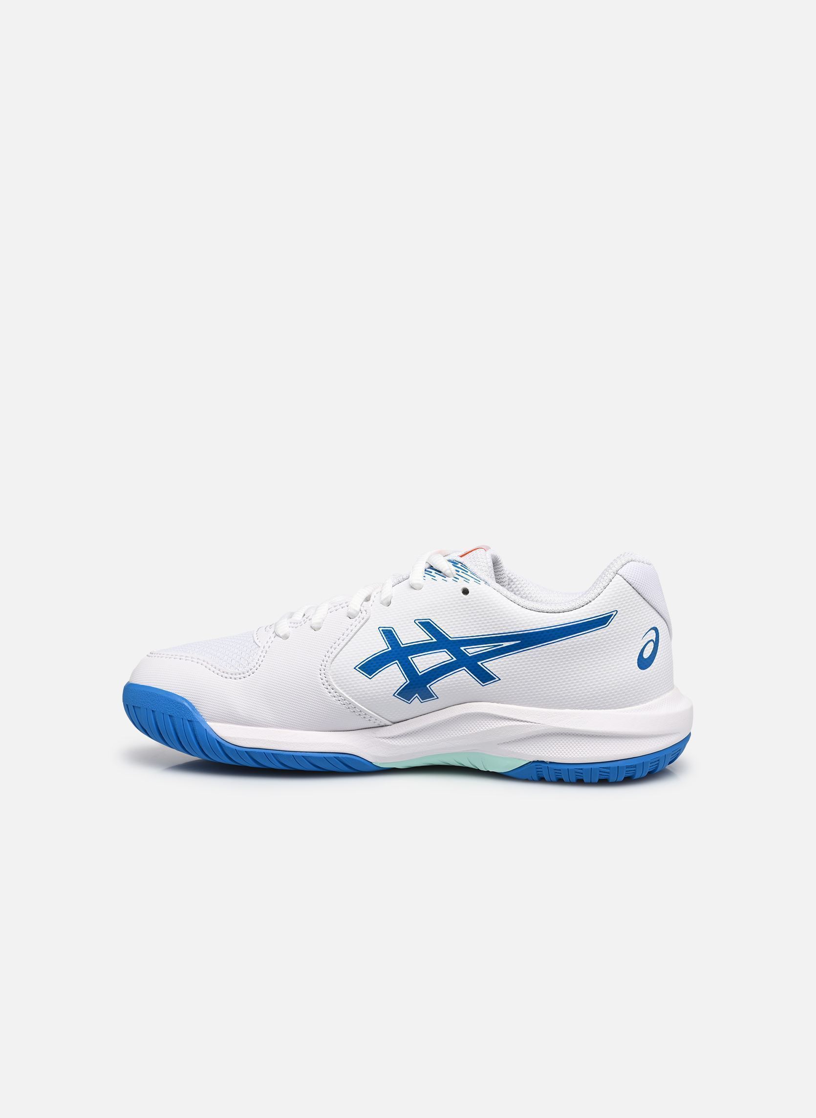 Baskets basses GEL-DEDICATE 9 GS blanc Asics Baskets basses GEL-DEDICATE 9 GS blanc WHITE/DIRECTOIRE BLUE