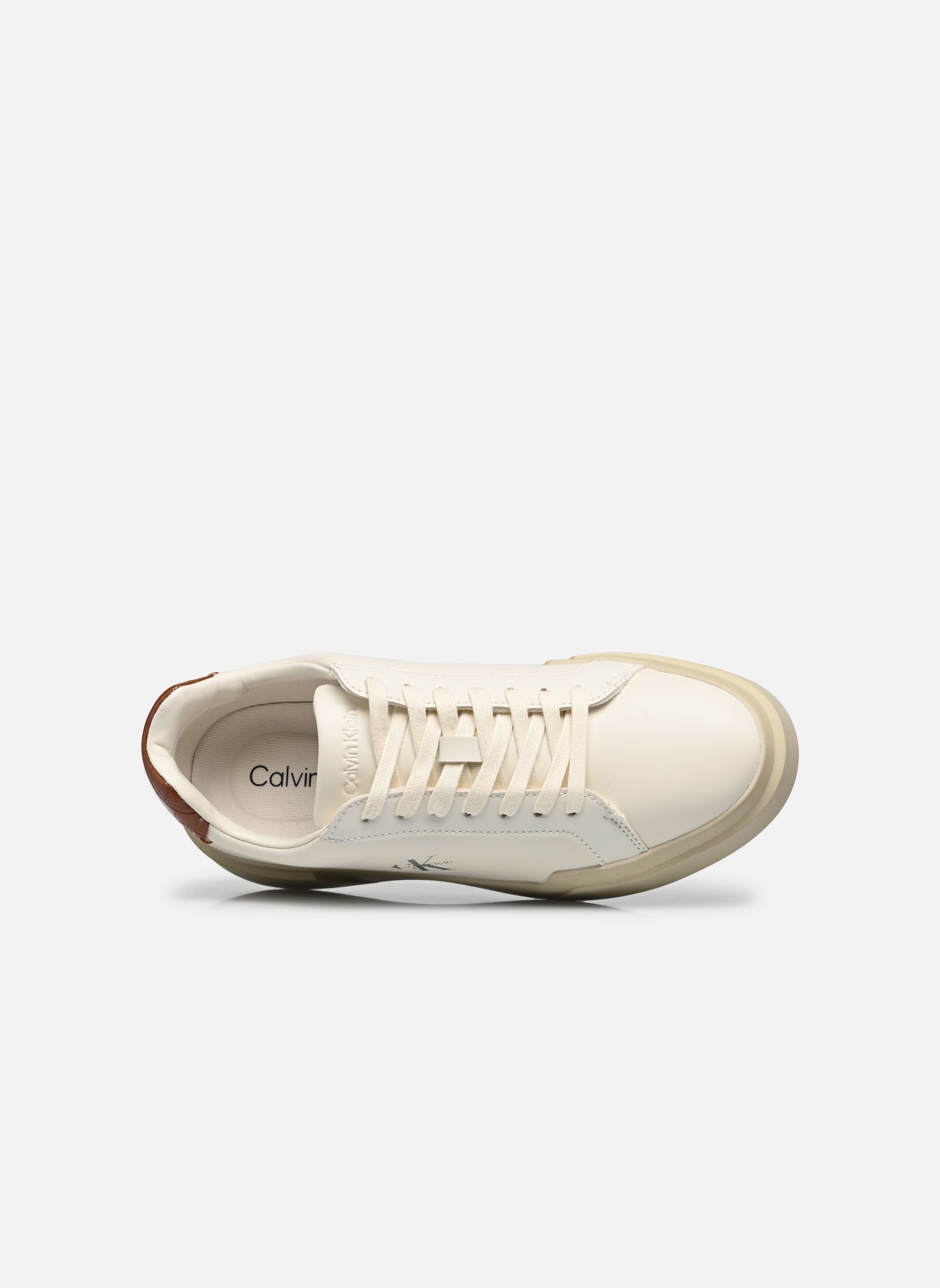 Sneaker CHUNKY CUPS LACEUP L damen weiß Calvin Klein Sneaker CHUNKY CUPS LACEUP L damen weiß MARSHMALLOW/NATURAL U/STONY BE